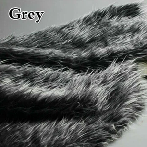 Plush Faux Fur Fabric for Toys Sofa Sewing DIY Photography Props By Metre - Picture 1 of 23