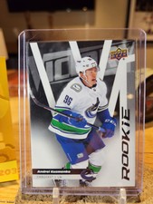 2023 UD National Hockey Card Day Andrei Kuzmenko Rookie #V-4 Victory Black RARE