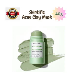 40g SKINTIFIC Beifuß Akne Ton Maske für Anti Poren reduziert Rötungen Hautbarriere - Bild 1 von 5