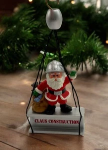 Hallmark Keepsake Santa Claus Construction Christmas Ornament Hard Hat Tool Bag - Picture 1 of 6