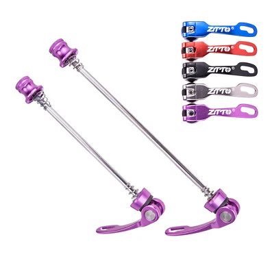 1X Bicycle Wheel Skewers MTB Road Bike QR Quick Release Front Rear Set Aluminum - Image 1 of 4