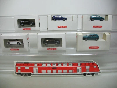 6X Wiking H0 1:87 Modelli PKW VW Golf GL/GTI: 051+052, S.G.+Box #AI730-0,5 - Immagine 1 di 3