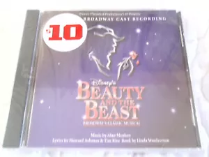 DISNEY'S BEAUTY AND & THE BEAST ORIGINAL BROADWAY CAST RECORDING CD NEW TIM RICE - Picture 1 of 3
