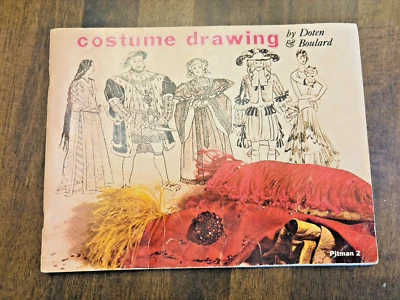 Libro de dibujo de disfraces 2ª edición Doten Boulard 1956 moda antiguo Egipto a 1950 Foto 1 de 4