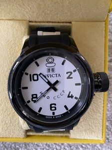 invicta Russian Diver 1959 modelo hecho en Suiza # 4656 esfera blanca - Imagen 1 de 8