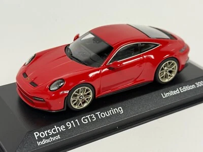 1/43 Minichamps Porsche 911 GT3 Touring from 2021 Red 413 069608  BK117 - Image 1 of 4