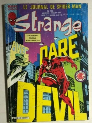 Extraño #199 color francés Marvel cómic (1986) Hobgoblin traje de araña negro en muy buen estado+ Foto 1 de 4