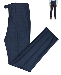 John Varvatos 100% Wool Plaid Signature Street Collection Men's Dress Pants NWT - Picture 1 of 1