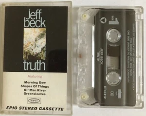 SCARCE ~ Jeff Beck "Truth" CLEAR SHELL ~ Cassette PET 47412 / ET47412 ~ NM - Picture 1 of 2