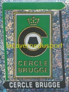 083 ECUSSON BADGE # CERCLE BRUGGE STICKER PANINI FOOTBALL BELGIQUE 1995 1996 - Foto 1 di 1