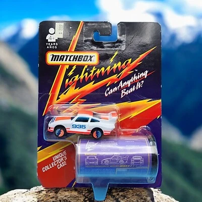 Matchbox Lightning LR-750 Porsche 935 Turbo 1991 Blanco Estuche Coleccionista Especificaciones v1 Foto 1 de 4