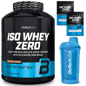 Biotech Iso Whey Zero 2270 gr Proteine Isolate del Siero Gluten Free più Shaker - Foto 1 di 11
