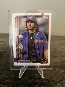 2025 Topps Series 1 - C.J. Stroud First Pitch #FP-10 - Picture 1 of 2