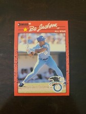 1990 Donruss Bo Jackson #650 All-Star Kansas City Royals ERROR