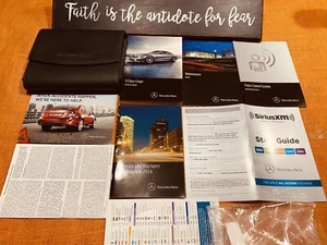 ๐ฅ 2016 MERCEDES S S550 S63 S65 AMG COUPE 4MATIC OWNERS MANUAL SET (NEW) MINT ๐ฅ - Picture 1 of 11