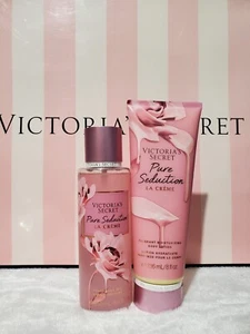 Victoria's Secret PURE SEDUCTION LA CRÈME Fragrance Mist and Lotion Set - NEW - Picture 1 of 2