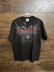 Y2K Saving Abel Band T-shirt - Phoenix / Cross Bones - M - Picture 1 of 3