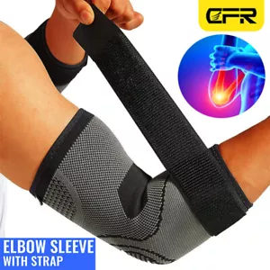 Tennis Elbow Support Brace Arthritis Tendonitis Arm Joint Pain Band Wrap Strap - Picture 1 of 15