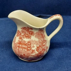 Vintage Royal Staffordshire Tonquin Red Pink Mini-Creamer 4oz. Retired - Picture 1 of 5