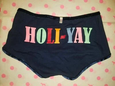 Nuevo con etiquetas Victoria's Secret PINK Terciopelo Corto Panty Boyshort Panty Foto 1 de 4