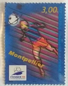 France Timbre N°3011 Coupe du Monde de Football France 98 / Oblitéré / 1996 - Picture 1 of 1