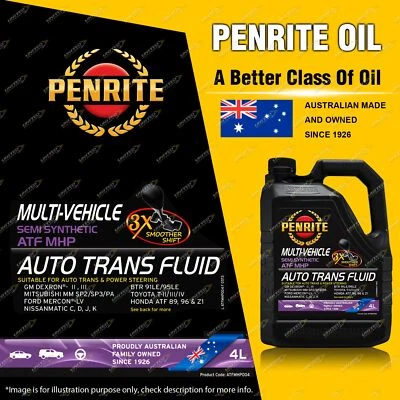Penrite Semi SYN ATF MHP Trans Fluid 4L for Ford AU Falcon Fairmont Fairlane LTD - image 1 of 2