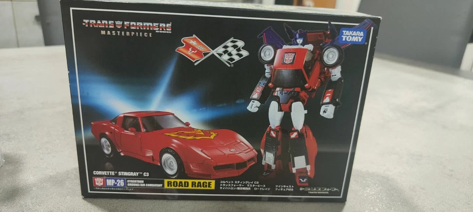 Transformers Masterpiece Mp-26 Road Rage Corvette Stingray C3 Takara Tomy Japan