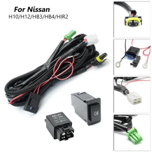 Kit de arnés de cableado de luz antiniebla LED para Nissan H10/H12 + relé + interruptor de encendido/apagado - Imagen 1 de 14