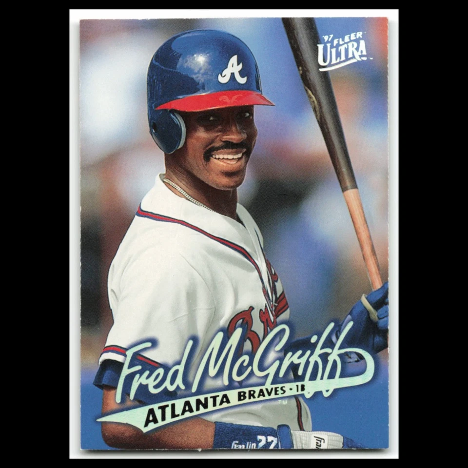 Fred McGriff #158 1997 Fleer Ultra Atlanta Braves Baseball Card MLB NM - Image 1 of 3