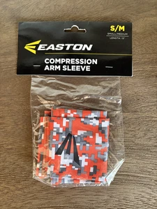Easton Kompressionsarm Sleeve Orange Camo Größe S/M (Länge 13") - Bild 1 von 1