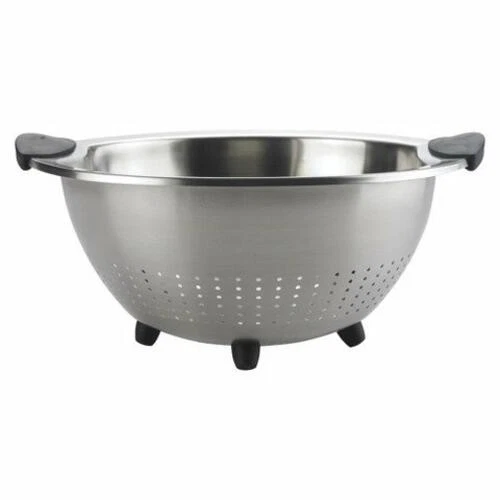 OXO Stainless Steel Colander 5 Quart Silver Dishwasher Safe Kitchen - Image 1 of 1