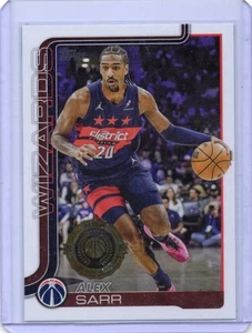 2025-26 Topps Basketball - Alex Sarr #96 Washington Wizards - Picture 1 of 2