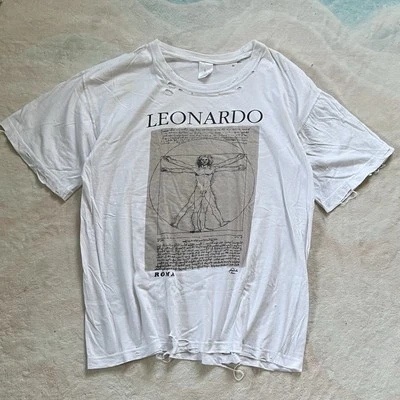 Vintage 90s Leonardo Da Vinci Art Tee size XL (22x27)" - Image 1 of 4