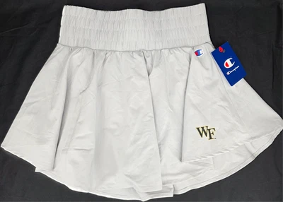 NUEVO Wake Forest Demon Deacons Champion Gris Cintura Alta Pantalones Cortos Falda Para Mujer M Foto 1 de 4