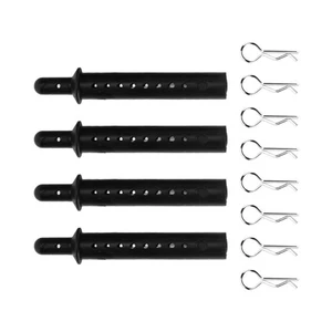 ˙ Body Post Mount Pillar Plastic Car Shell Column With R Pins For 1/10 RC Car - Picture 1 of 12