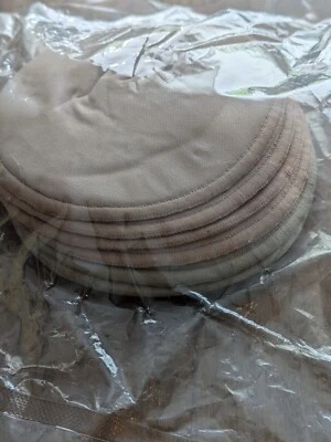 "8 almohadillas de lactancia reutilizables de bambú orgánico viscosa grande 5"" tamaño taza B-D" Foto 1 de 4