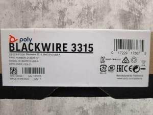 Poly Blackwire BW3315 USB-A orecchio singolo con 3,5 mm - Foto 1 di 1