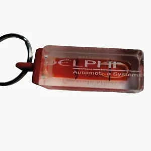 Delphi Keychain Level Tool Automotive Systems ISO 14001 Certified Key Ring - Picture 1 of 7