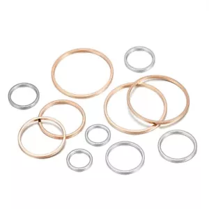 20~50Pcs Round Link Rings Circle Frame Connector 8~40mm Beading Hoop DIY Earring - Picture 1 of 10