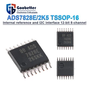 ADS7828E/2K5 TSSOP-16 12-bit 8-channel IC chip - Picture 1 of 11
