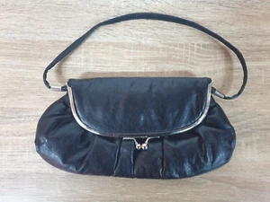 Bay Women's Black Clutch Bag - Picture 1 of 6