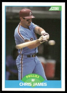 1989 Score #202 Chris James - Picture 1 of 2