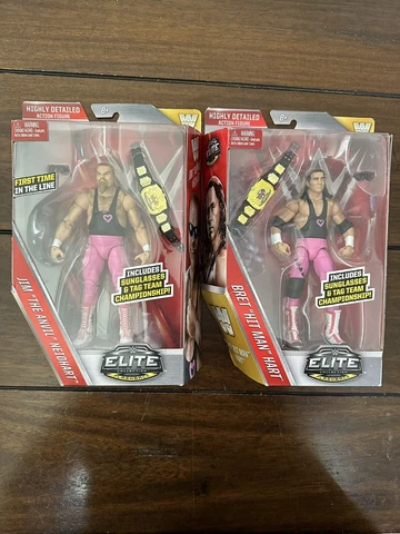 WWF LEGEND WWE ELITE COLLECTION FLASHBACK “THE ANVIL” & “HITMAN” Cover