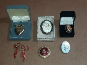 Jewelry Brooch Cameo Pins Photo Pendants Earrings Assorted YOU Choose - Picture 1 of 27