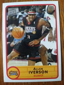 ALLEN IVERSON, 2003-04 TOPPS BAZOOKA #3, SIXERS