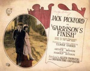 Garrisons Finish Poster Jack Pickford Madge Bellamy 1923 Old Movie Photo