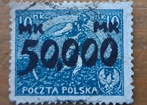 50000 Polish Postage Stamp In Good Condition. - Picture 1 of 1