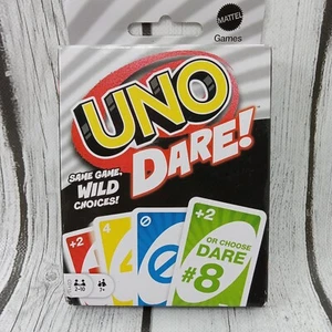 Uno Dare! Card Game Same Game Wild Choices! Mattel Kids or Adults ages 7 and up - Picture 1 of 3