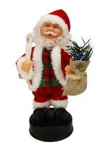HAAC Singende und tanzende Weihnachtsmann Nikolaus Wackelfigur 24 cm Weihnachten - Bild 1 von 5