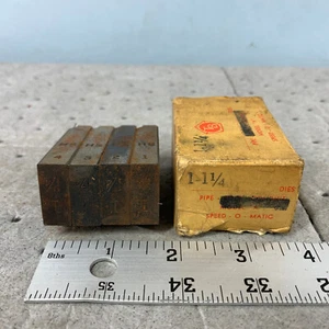 Toledo Beaver Dies 1-1/4" Mono Model A DUO NPT Pipe Threading Speed O Matic - Picture 1 of 11